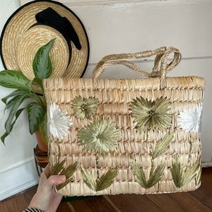 Nine West Straw Handbag